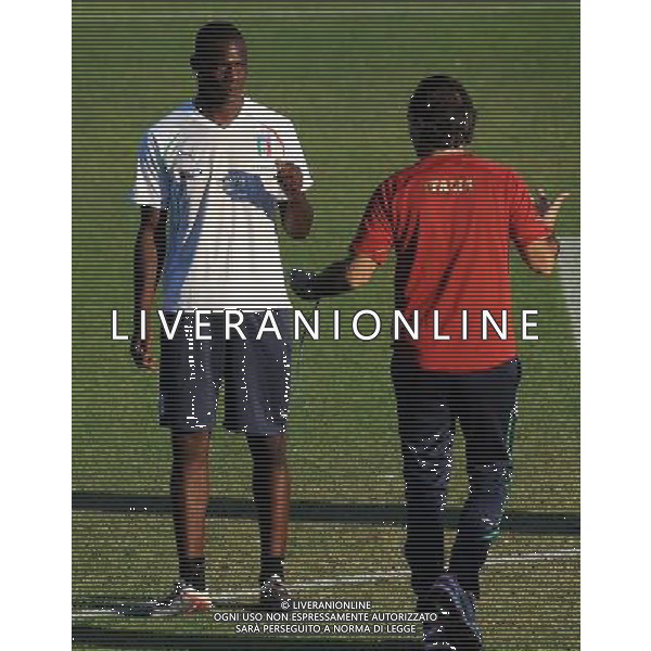 Raduno Nazionale Italiana a Coverciano Firenze - 03.10.2011 Allenamento Nella Foto:balotelli prandelli /Ph.Vitez-Ag. Aldo Liverani