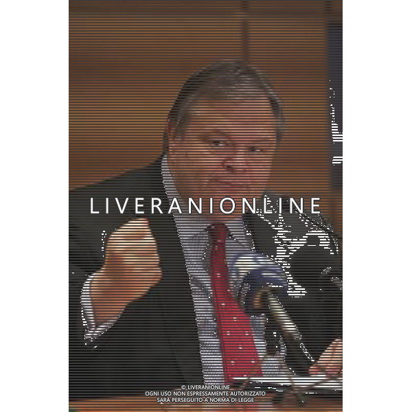 (111004) -- ATHENS, Oct. 4, 2011 () -- Greek Deputy Prime Minister and Finance Minister Evangelos Venizelos speaks during a press conference in Athens Oct. 4, 2011. Greek cash reserves are adequate to cover the country\'s financial needs up to mid-November, Evangelos Venizelos assured on Tuesday. (/Marios Lolos) (nxl) AG ALDO LIVERANI S A S ONLY ITALY