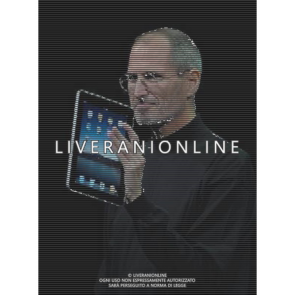 Steven Paul Jobs cofondatore ed ex amministratore delegato di Apple - RETROSPETTIVA ©photoshot/AG ALDO LIVERANI SAS ITALY ONLY