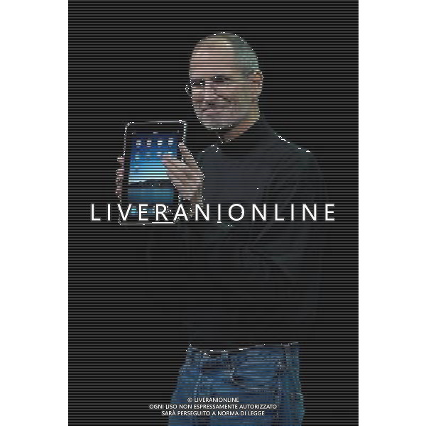 Steven Paul Jobs cofondatore ed ex amministratore delegato di Apple - RETROSPETTIVA ©photoshot/AG ALDO LIVERANI SAS ITALY ONLY