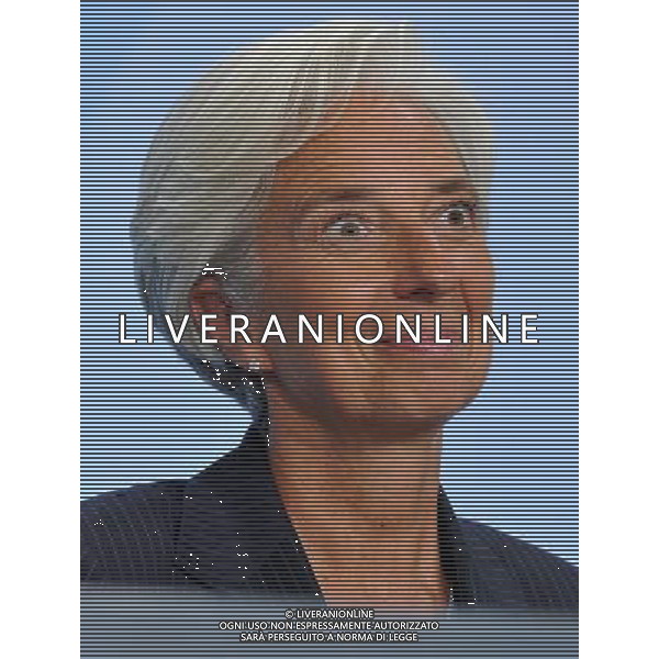 (111006) -- BERLIN, Oct. 6, 2011() --- Managing Director of International Monetary Fund (IMF) Christine Lagarde attends a press conference after a high-level meeting on the reform of the international monetary system in Berlin, capital of Germany on Oct. 6, 2011. (/Ma Ning) AG ALDO LIVERANI S A S ONLY ITALY