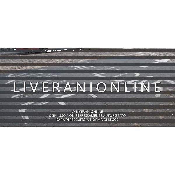 LONDON, UNITED KINGDOM OCTOBER 6 : Pic Shows Leaves imprinted in to the road in central London, a certain type of tarmac and the constant use of cars on the road has left the autum leaves imprinted on the road on October, 6th, 2011 in London, England ©photoshot/AG ALDO LIVERANI SAS - ITALY ONLY