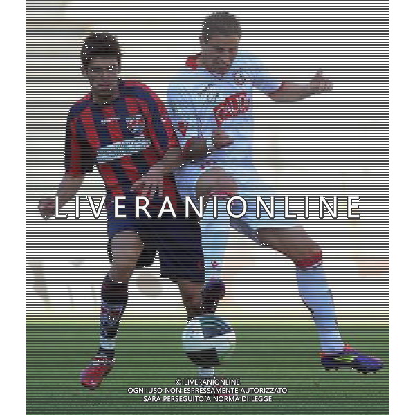 Lega Pro 1Â° Divisione Girone B 2011/2012 6Â°Giornata Reggio Emilia - 09.10.2011 Carpi-Taranto Nella Foto:Eusepi umberto-sciaudone daniele /Ph.Vitez-Ag. Aldo Liverani