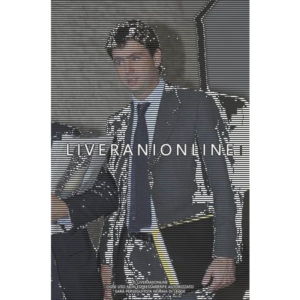 IL PRESIDENTE DELLA JUVENTUS ANDREA AGNELLI AL TRIBUNALE DEL TNAS A ROMA 10/10/2011 ©CORRADETTI/AGENZIA ALDO LIVERANI SAS