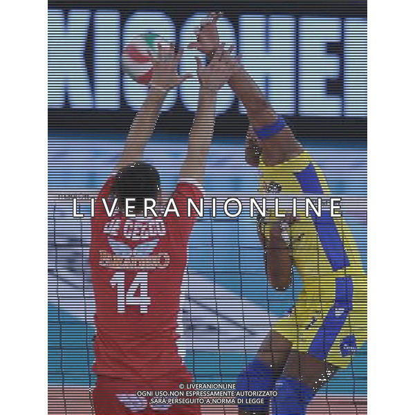 Lega Volley Serie A1 Maschile 2011/2012 3¡ Giornata Modena - 09.10.2011 Casa Modena-Acqua Paradiso Monza Brianza Nella Foto:Angel Dennis /Ph.Vitez-Ag. Aldo Liverani