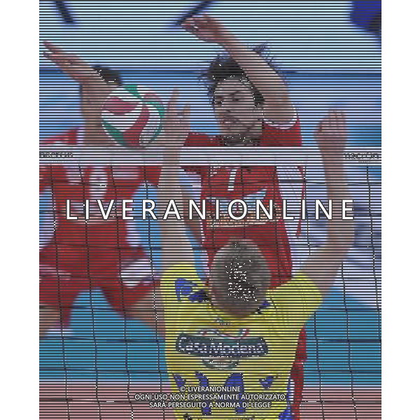 Lega Volley Serie A1 Maschile 2011/2012 3¡ Giornata Modena - 09.10.2011 Casa Modena-Acqua Paradiso Monza Brianza Nella Foto:Milos Nikic /Ph.Vitez-Ag. Aldo Liverani