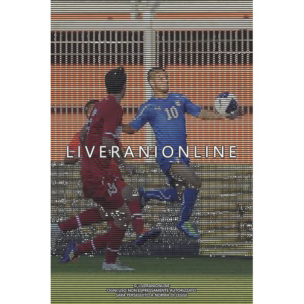 Rieti - 11/10/2011 - Stadio Centro d Italia-Manlio Scopigno - Qualificazioni Europeo Under 21 - Italia vs Turchia - nella foto: Lorenzo Insigne Â© Fabrizio Corradetti - Ag. Aldo Liverani sas