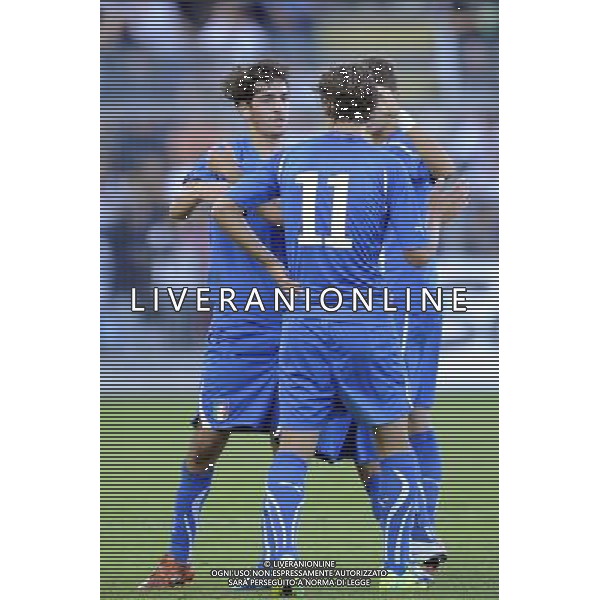 Rieti - 11/10/2011 - Stadio Centro d Italia-Manlio Scopigno - Qualificazioni Europeo Under 21 - Italia vs Turchia - nella foto: Riccardo Saponara Â© Fabrizio Corradetti - Ag. Aldo Liverani sas