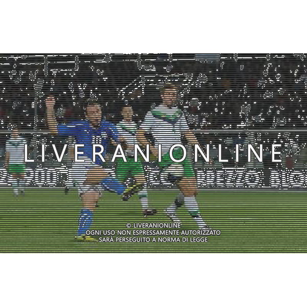 Qualificazioni ai Campionati Europei UEFA EURO 2012 Gruppo C Pescara - 11.10.2011 Italia-Irlanda del Nord Nella Foto:cassano antonio gol /Ph.Vitez-Ag. Aldo Liverani