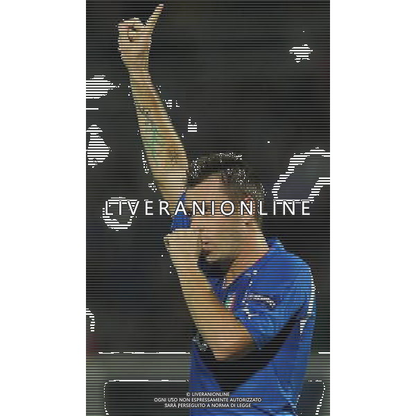 Qualificazioni ai Campionati Europei UEFA EURO 2012 Gruppo C Pescara - 11.10.2011 Italia-Irlanda del Nord Nella Foto: esultanza dopo il gol di antonio cassano /Ph.Vitez-Ag. Aldo Liverani