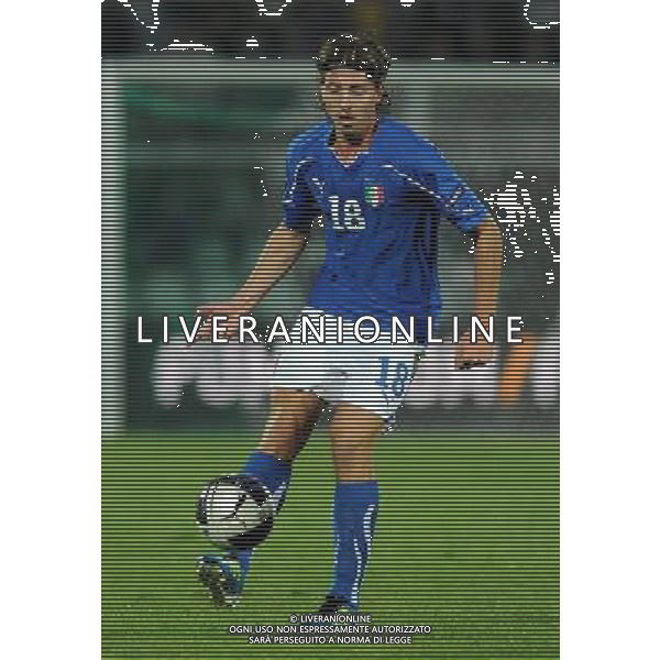 Qualificazioni ai Campionati Europei UEFA EURO 2012 Gruppo C Pescara - 11.10.2011 Italia-Irlanda del Nord Nella Foto:montolivo riccardo /Ph.Vitez-Ag. Aldo Liverani