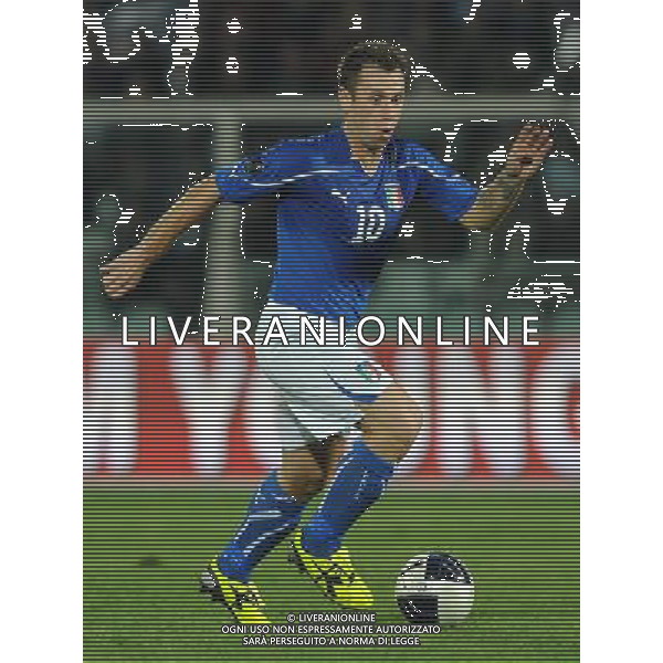 Qualificazioni ai Campionati Europei UEFA EURO 2012 Gruppo C Pescara - 11.10.2011 Italia-Irlanda del Nord Nella Foto:cassano antonio /Ph.Vitez-Ag. Aldo Liverani