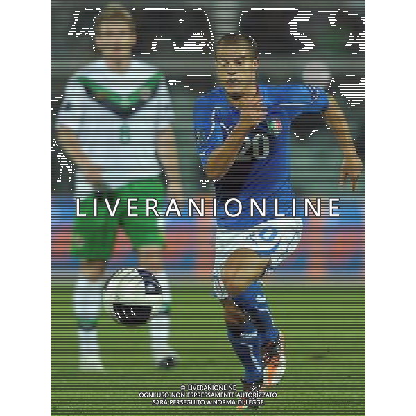 Qualificazioni ai Campionati Europei UEFA EURO 2012 Gruppo C Pescara - 11.10.2011 Italia-Irlanda del Nord Nella Foto:giovinco sebastian /Ph.Vitez-Ag. Aldo Liverani