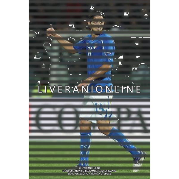 Qualificazioni ai Campionati Europei UEFA EURO 2012 Gruppo C Pescara - 11.10.2011 Italia-Irlanda del Nord Nella Foto:aquilani alberto /Ph.Vitez-Ag. Aldo Liverani