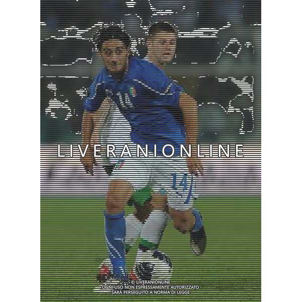 Qualificazioni ai Campionati Europei UEFA EURO 2012 Gruppo C Pescara - 11.10.2011 Italia-Irlanda del Nord Nella Foto:aquilani alberto /Ph.Vitez-Ag. Aldo Liverani