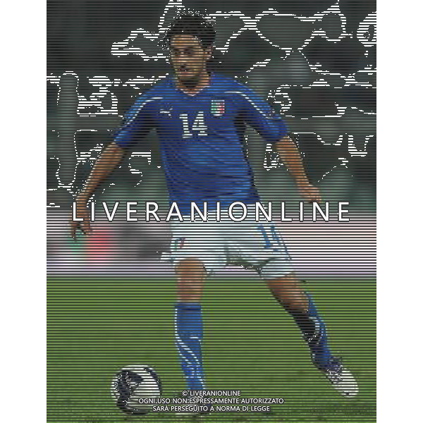 Qualificazioni ai Campionati Europei UEFA EURO 2012 Gruppo C Pescara - 11.10.2011 Italia-Irlanda del Nord Nella Foto:aquilani alberto /Ph.Vitez-Ag. Aldo Liverani