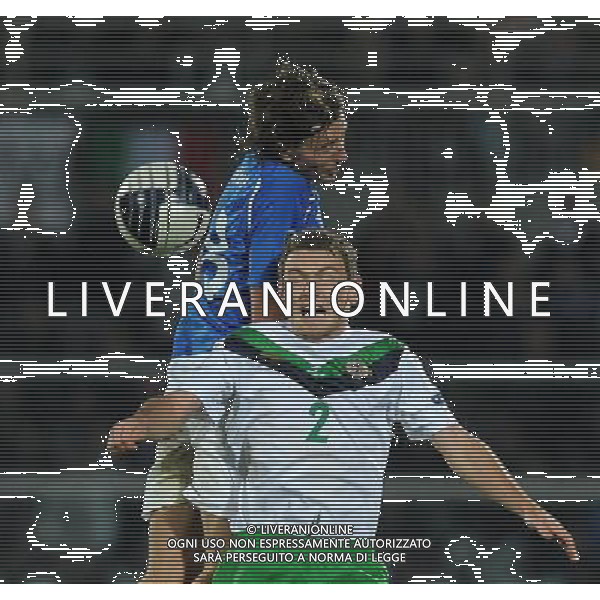 Qualificazioni ai Campionati Europei UEFA EURO 2012 Gruppo C Pescara - 11.10.2011 Italia-Irlanda del Nord Nella Foto:montolivo riccardo -hodson /Ph.Vitez-Ag. Aldo Liverani