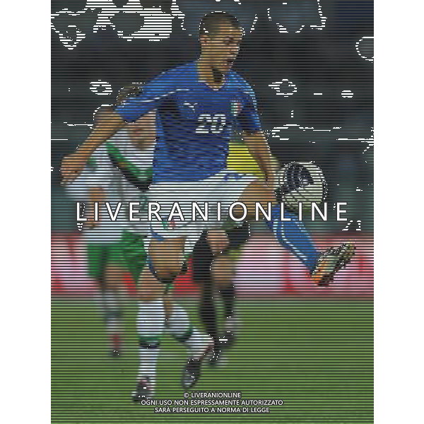 Qualificazioni ai Campionati Europei UEFA EURO 2012 Gruppo C Pescara - 11.10.2011 Italia-Irlanda del Nord Nella Foto:giovinco sebastian /Ph.Vitez-Ag. Aldo Liverani