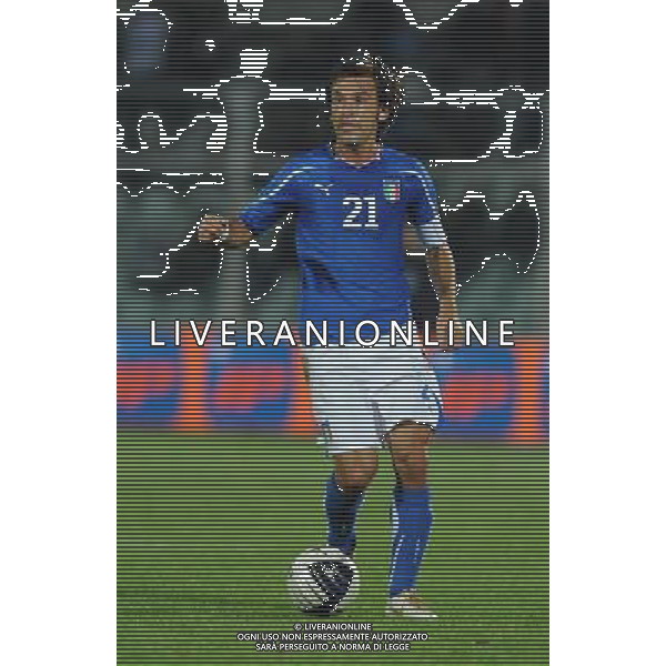 Qualificazioni ai Campionati Europei UEFA EURO 2012 Gruppo C Pescara - 11.10.2011 Italia-Irlanda del Nord Nella Foto: andrea pirlo /Ph.Vitez-Ag. Aldo Liverani