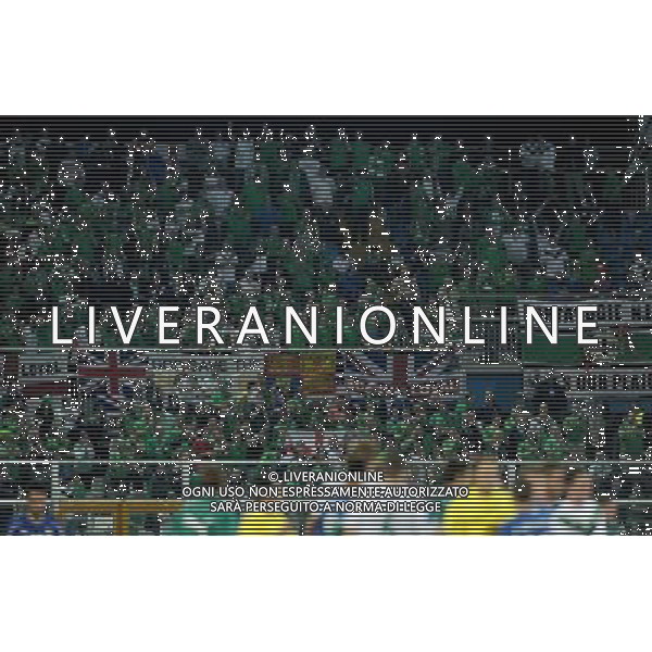 Qualificazioni ai Campionati Europei UEFA EURO 2012 Gruppo C Pescara - 11.10.2011 Italia-Irlanda del Nord Nella Foto:tifosi irlandesi /Ph.Vitez-Ag. Aldo Liverani