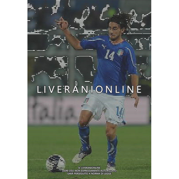 Qualificazioni ai Campionati Europei UEFA EURO 2012 Gruppo C Pescara - 11.10.2011 Italia-Irlanda del Nord Nella Foto:Alberto Aquilani /Ph.Vitez-Ag. Aldo Liverani