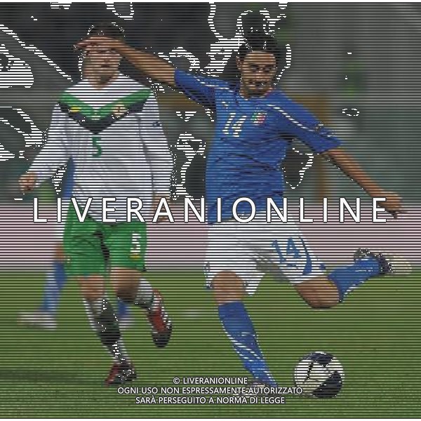 Qualificazioni ai Campionati Europei UEFA EURO 2012 Gruppo C Pescara - 11.10.2011 Italia-Irlanda del Nord Nella Foto:Alberto Aquilani /Ph.Vitez-Ag. Aldo Liverani