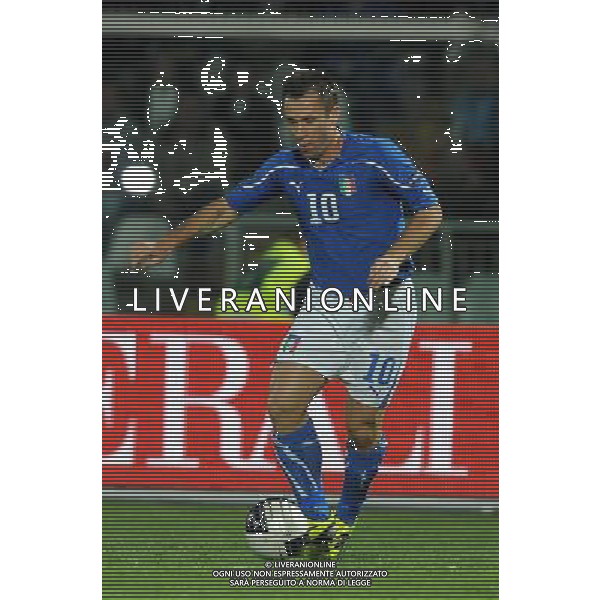 Qualificazioni ai Campionati Europei UEFA EURO 2012 Gruppo C Pescara - 11.10.2011 Italia-Irlanda del Nord Nella Foto:Antonio Cassano /Ph.Vitez-Ag. Aldo Liverani