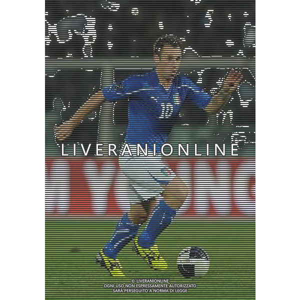 Qualificazioni ai Campionati Europei UEFA EURO 2012 Gruppo C Pescara - 11.10.2011 Italia-Irlanda del Nord Nella Foto:Antonio Cassano /Ph.Vitez-Ag. Aldo Liverani