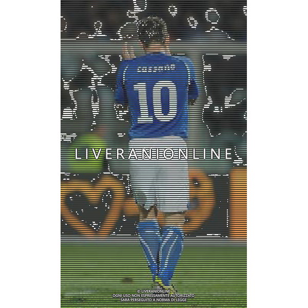 Qualificazioni ai Campionati Europei UEFA EURO 2012 Gruppo C Pescara - 11.10.2011 Italia-Irlanda del Nord Nella Foto:Antonio Cassano /Ph.Vitez-Ag. Aldo Liverani