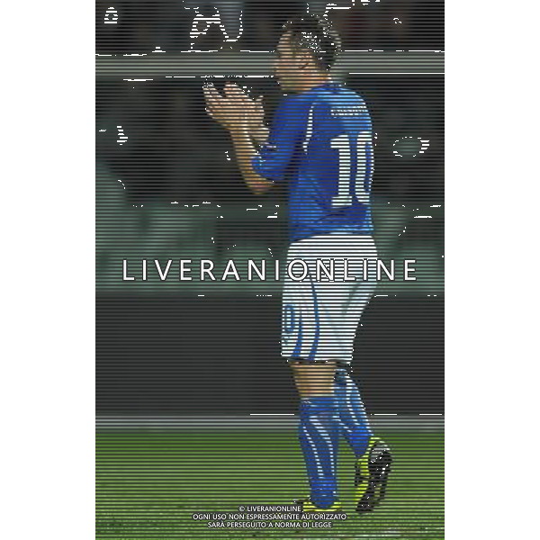 Qualificazioni ai Campionati Europei UEFA EURO 2012 Gruppo C Pescara - 11.10.2011 Italia-Irlanda del Nord Nella Foto:Antonio Cassano /Ph.Vitez-Ag. Aldo Liverani