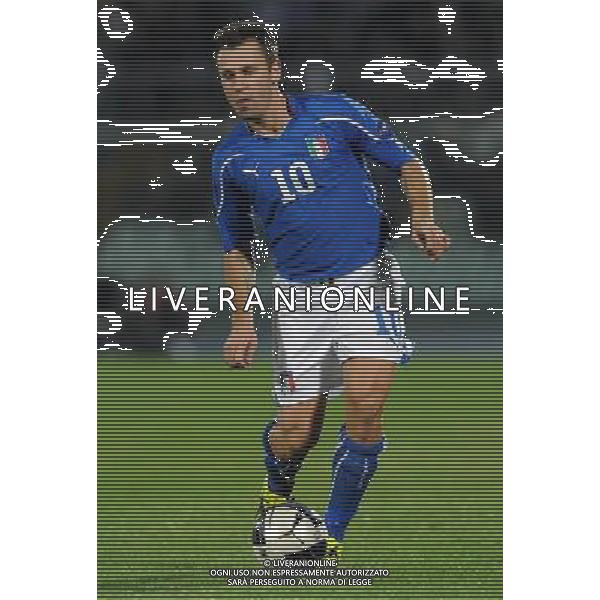 Qualificazioni ai Campionati Europei UEFA EURO 2012 Gruppo C Pescara - 11.10.2011 Italia-Irlanda del Nord Nella Foto:Antonio Cassano /Ph.Vitez-Ag. Aldo Liverani