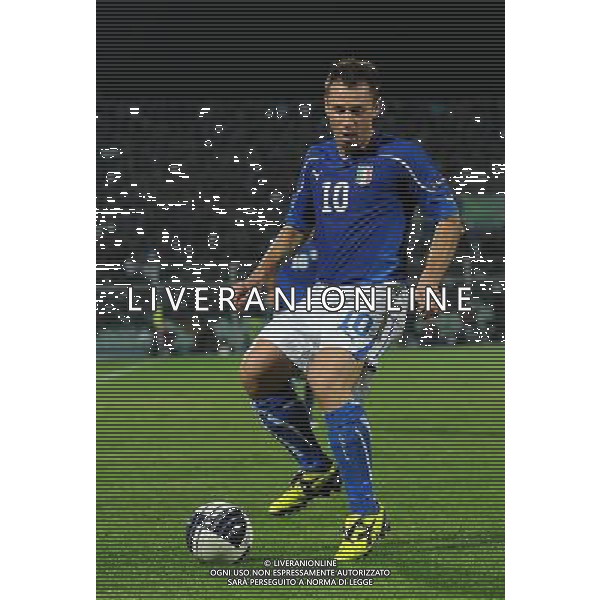 Qualificazioni ai Campionati Europei UEFA EURO 2012 Gruppo C Pescara - 11.10.2011 Italia-Irlanda del Nord Nella Foto:Antonio Cassano /Ph.Vitez-Ag. Aldo Liverani