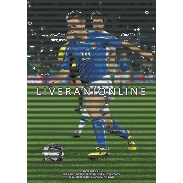 Qualificazioni ai Campionati Europei UEFA EURO 2012 Gruppo C Pescara - 11.10.2011 Italia-Irlanda del Nord Nella Foto:Antonio Cassano /Ph.Vitez-Ag. Aldo Liverani
