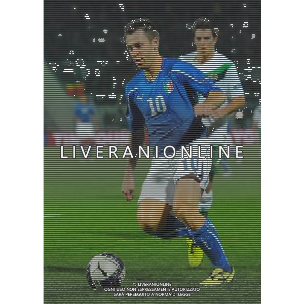 Qualificazioni ai Campionati Europei UEFA EURO 2012 Gruppo C Pescara - 11.10.2011 Italia-Irlanda del Nord Nella Foto:Antonio Cassano /Ph.Vitez-Ag. Aldo Liverani