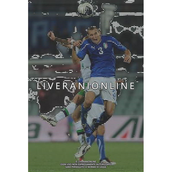 Qualificazioni ai Campionati Europei UEFA EURO 2012 Gruppo C Pescara - 11.10.2011 Italia-Irlanda del Nord Nella Foto:Giorgio Chiellini /Ph.Vitez-Ag. Aldo Liverani