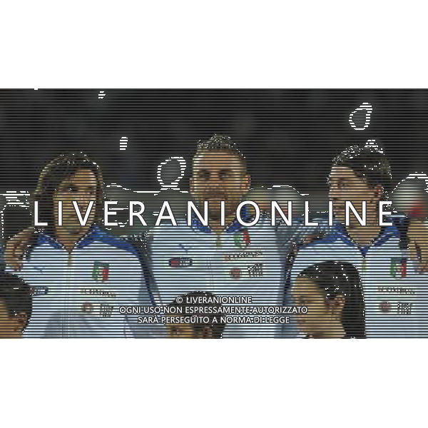 Qualificazioni ai Campionati Europei UEFA EURO 2012 Gruppo C Pescara - 11.10.2011 Italia-Irlanda del Nord Nella Foto:Daniele De Rossi-Andrea Pirlo-Riccardo Montolivo /Ph.Vitez-Ag. Aldo Liverani