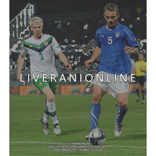 Qualificazioni ai Campionati Europei UEFA EURO 2012 Gruppo C Pescara - 11.10.2011 Italia-Irlanda del Nord Nella Foto:Daniele De Rossi /Ph.Vitez-Ag. Aldo Liverani