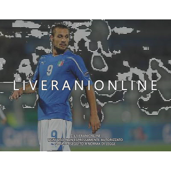 Qualificazioni ai Campionati Europei UEFA EURO 2012 Gruppo C Pescara - 11.10.2011 Italia-Irlanda del Nord Nella Foto:Pablo Daniel Osvaldo /Ph.Vitez-Ag. Aldo Liverani