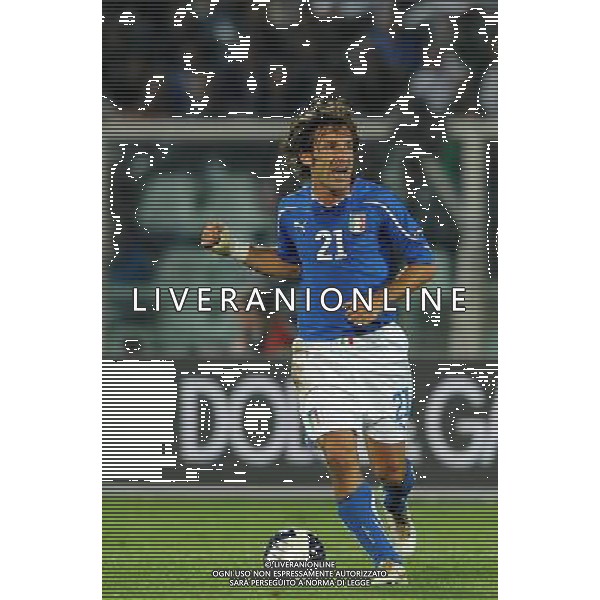 Qualificazioni ai Campionati Europei UEFA EURO 2012 Gruppo C Pescara - 11.10.2011 Italia-Irlanda del Nord Nella Foto:Andrea Pirlo /Ph.Vitez-Ag. Aldo Liverani