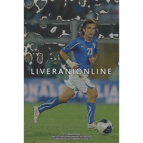 Qualificazioni ai Campionati Europei UEFA EURO 2012 Gruppo C Pescara - 11.10.2011 Italia-Irlanda del Nord Nella Foto:Andrea Pirlo /Ph.Vitez-Ag. Aldo Liverani
