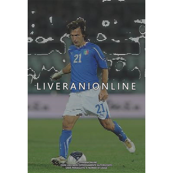 Qualificazioni ai Campionati Europei UEFA EURO 2012 Gruppo C Pescara - 11.10.2011 Italia-Irlanda del Nord Nella Foto:Andrea Pirlo /Ph.Vitez-Ag. Aldo Liverani