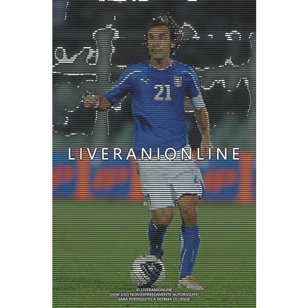 Qualificazioni ai Campionati Europei UEFA EURO 2012 Gruppo C Pescara - 11.10.2011 Italia-Irlanda del Nord Nella Foto:Andrea Pirlo /Ph.Vitez-Ag. Aldo Liverani
