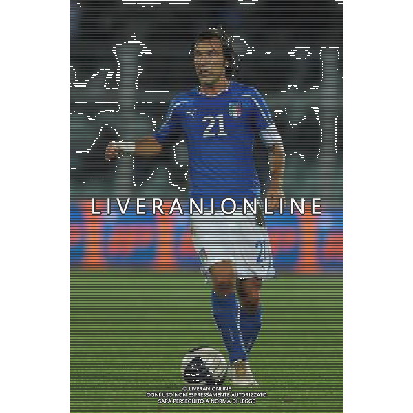 Qualificazioni ai Campionati Europei UEFA EURO 2012 Gruppo C Pescara - 11.10.2011 Italia-Irlanda del Nord Nella Foto:Andrea Pirlo /Ph.Vitez-Ag. Aldo Liverani