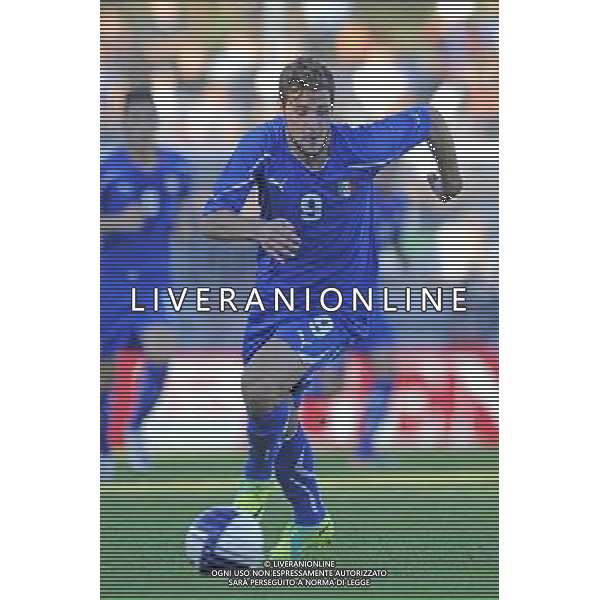 Rieti - 11/10/2011 - Stadio Centro dâ€™Italia-Manlio Scopigno - Qualificazioni Europeo Under 21 - Italia vs Turchia - nella foto: Mattia Destro Â© Fabrizio Corradetti - Ag. Aldo Liverani sas