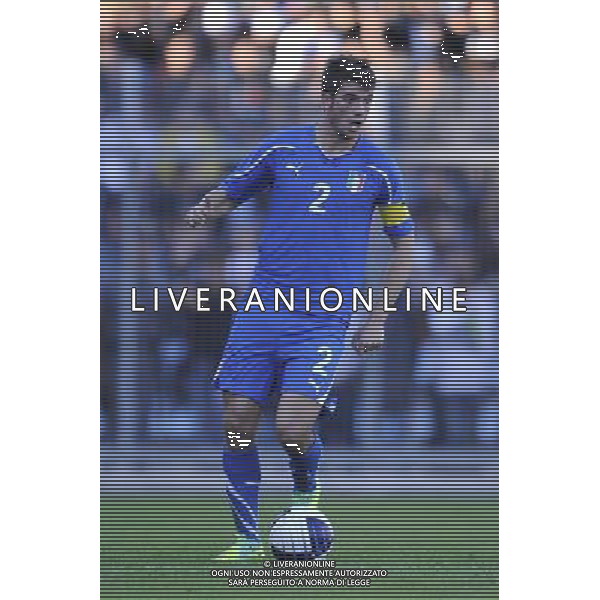 Rieti - 11/10/2011 - Stadio Centro dâ€™Italia-Manlio Scopigno - Qualificazioni Europeo Under 21 - Italia vs Turchia - nella foto: Davide Santon Â© Fabrizio Corradetti - Ag. Aldo Liverani sas