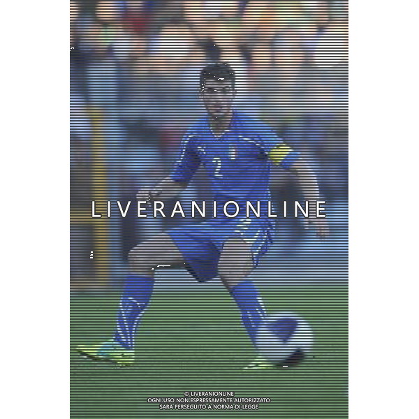 Rieti - 11/10/2011 - Stadio Centro dâ€™Italia-Manlio Scopigno - Qualificazioni Europeo Under 21 - Italia vs Turchia - nella foto: Davide Santon Â© Fabrizio Corradetti - Ag. Aldo Liverani sas