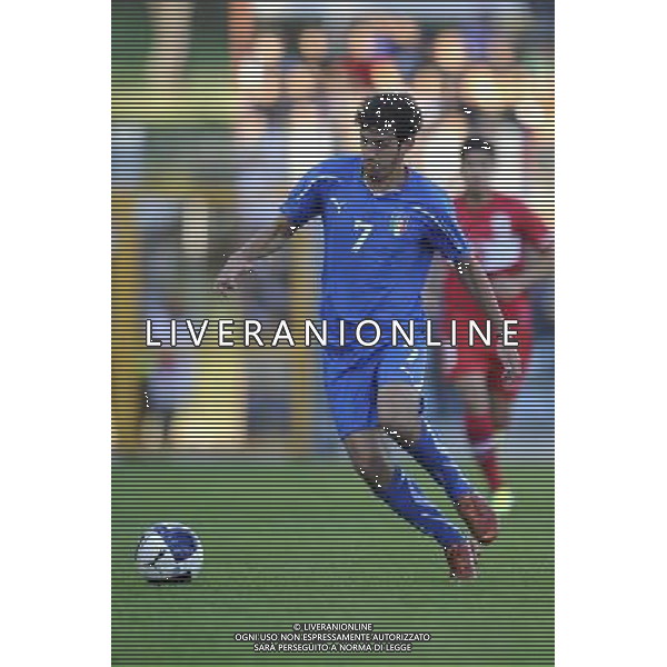 Rieti - 11/10/2011 - Stadio Centro dâ€™Italia-Manlio Scopigno - Qualificazioni Europeo Under 21 - Italia vs Turchia - nella foto: Riccardo Saponara Â© Fabrizio Corradetti - Ag. Aldo Liverani sas