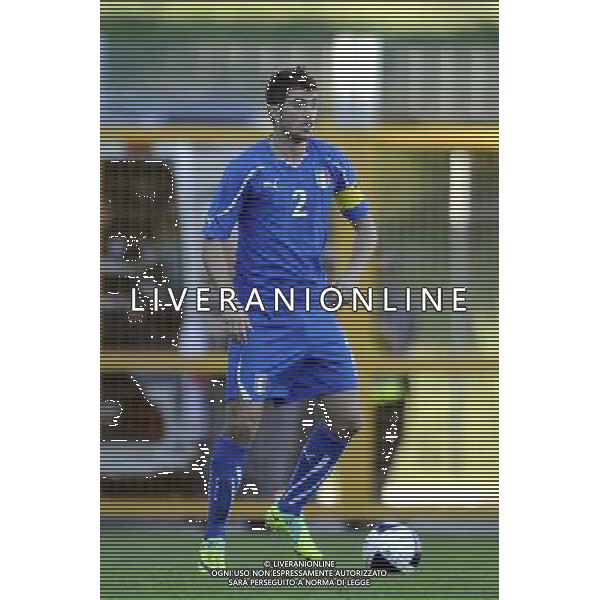 Rieti - 11/10/2011 - Stadio Centro dâ€™Italia-Manlio Scopigno - Qualificazioni Europeo Under 21 - Italia vs Turchia - nella foto: Davide Santon Â© Fabrizio Corradetti - Ag. Aldo Liverani sas