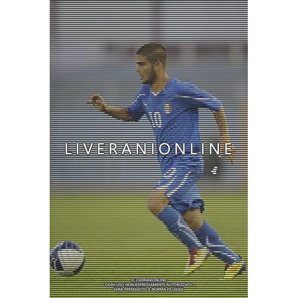 Rieti - 11/10/2011 - Stadio Centro dâ€™Italia-Manlio Scopigno - Qualificazioni Europeo Under 21 - Italia vs Turchia - nella foto: Lorenzo Insigne Â© Fabrizio Corradetti - Ag. Aldo Liverani sas