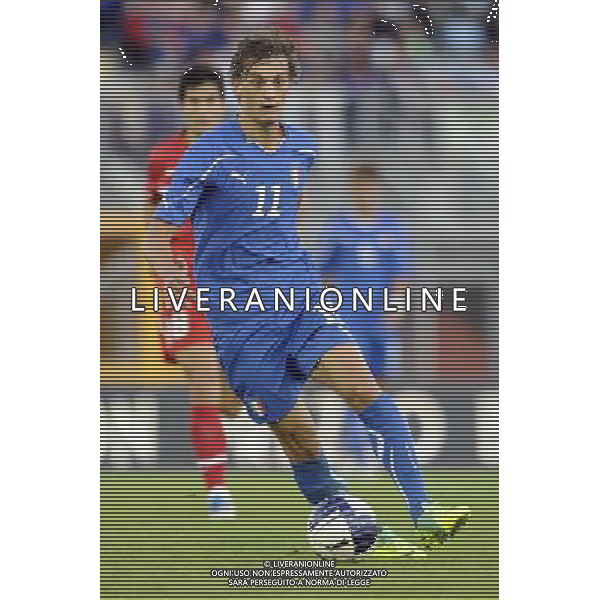 Rieti - 11/10/2011 - Stadio Centro dâ€™Italia-Manlio Scopigno - Qualificazioni Europeo Under 21 - Italia vs Turchia - nella foto: Manolo Gabbiadini Â© Fabrizio Corradetti - Ag. Aldo Liverani sas